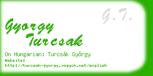 gyorgy turcsak business card